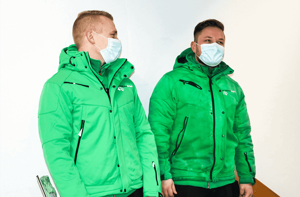 Andreas og Mikkel fra Anders Andersens Rengøring