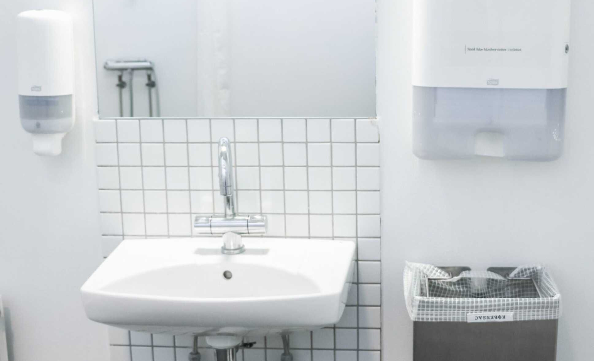 Håndvask med optimeret posetyperne til affald fra Købensac
