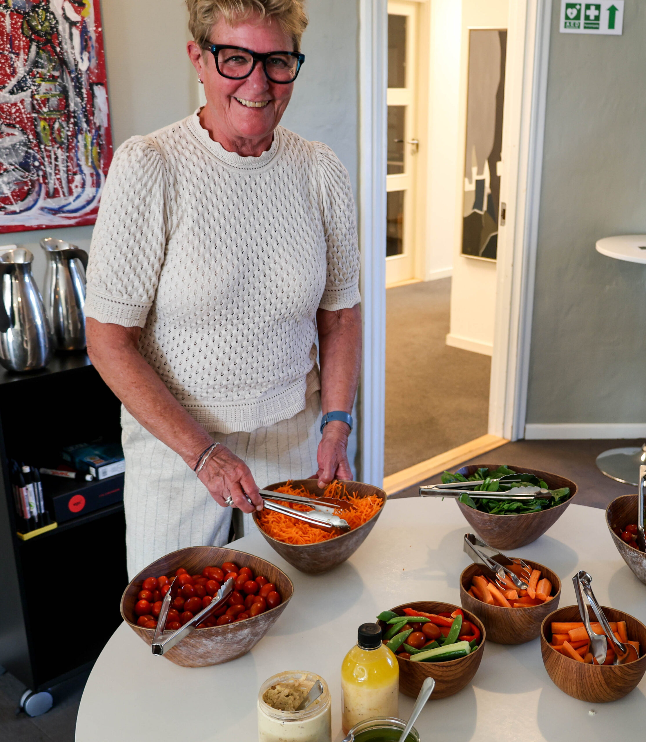 Anders Andersens Rengøring foretager Ejendomsservice på Swecos afdeling i Birkerød i samarbejde med seniorstyrken.